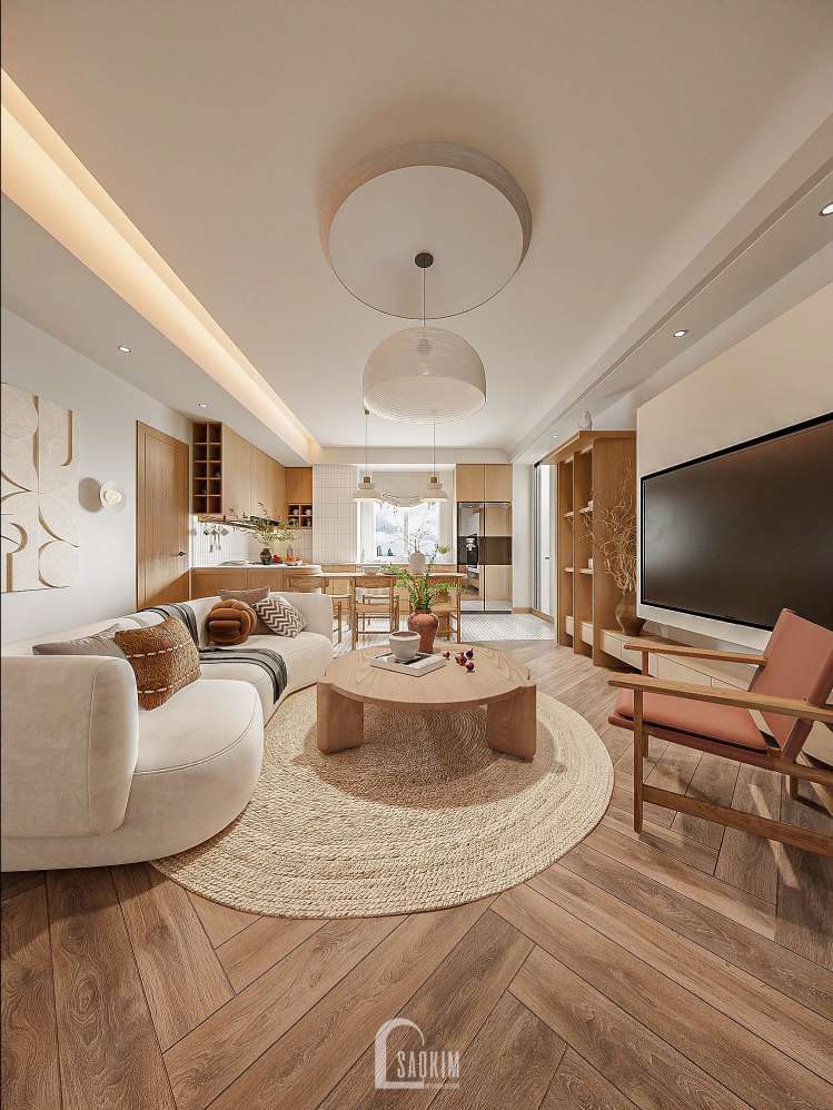 Thiết Kế Nội Thất Chung Cư Phong Cách Japandi Dự Án Eurowindow River Park